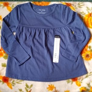 Okie Dokie Blue 2T Top